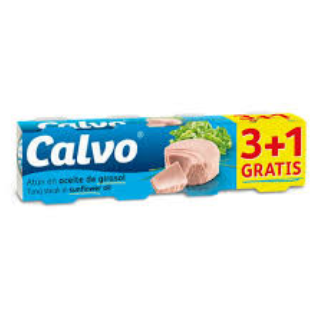 CALVO TUNA IN SUNFLOWER OIL 3*80G